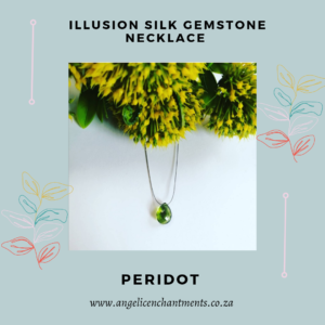 Peridot Silk Necklace