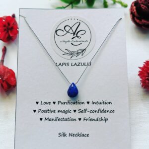 Lapis Lazulli Silk Necklace